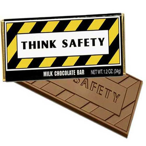 AD010299 Think Safety Chocolate Bar
